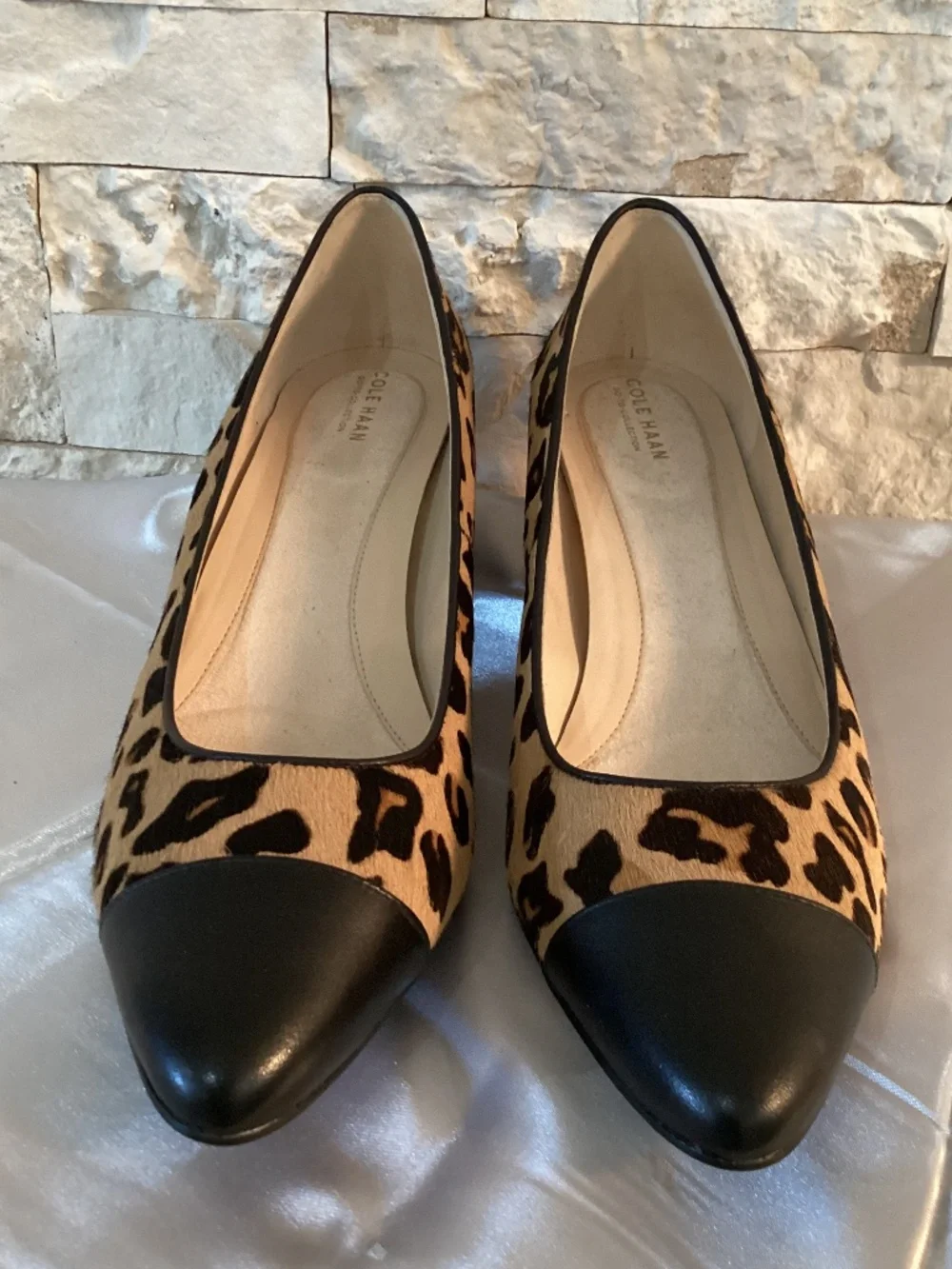 Cole Haan Go-To Collection leopard print pumps (Like New)